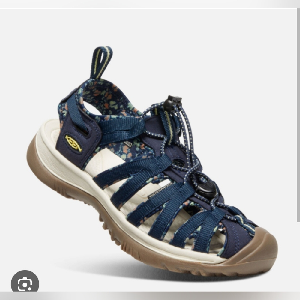 KEEN Women's Whisper Sandal In Navy/Birch Sandals